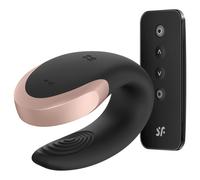 Satisfyer Double Love - App- and remote-controlled couples vibrator (black)