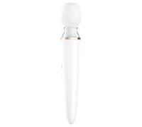 Satisfyer Double Wand-er - App-controlled massaging vibrator (white)
