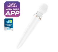 Satisfyer Double Wand-er white App Sex Toy Wand Vibrator App Waterproof