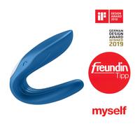 Satisfyer Partner Whale Couple Vibrator Blue