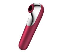 Satisfyer Dual Love Clitoral Stimulator Red