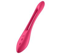 Satisfyer Elastic Joy - Red Rechargeable Flexible Couple's Vibrator
