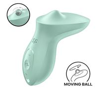 Satisfyer Exciterrr - rotating beaded clitoral vibrator (green)