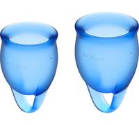 Satisfyer Feel Confident Menstruation Cup Set Blue (2 Piece)