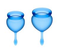 Satisfyer Feel Good Menstrual Cup Blue 2 pcs