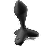 Satisfyer Game Changer Rechargeable Vibrating Butt Plug, Black