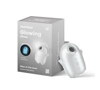 Satisfyer Glowing Ghost | 8.5cm (3.4') | Double Air Pulse Vibrator | Beginner Friendly | 2-in-1 - Pressure Waves and Vibration | Rechargeable Battery | Waterproof (IPX7) | Silicone, Colour:White