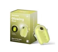 Satisfyer Glowing Ghost | 8.5cm (3.4') | Double Air Pulse Vibrator | Beginner Friendly | 2-in-1 - Pressure Waves and Vibration | Rechargeable Battery | Waterproof (IPX7) | Silicone, Colour:Yellow