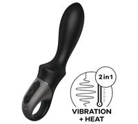 Satisfyer Heat Climax Connect App Anal Vibrator | Sex Toy with Warming Function for Anal Stimulation | Unisex Anal Toy | Butt Plug for Men and Women | Toy with App Connection | 20.5 cm