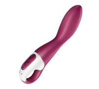 Satisfyer, Bluetooth G-spot Vibrator, Heated Thrill Connect App, 20.5 cm, with app, with Warming Function, Made of Silicone