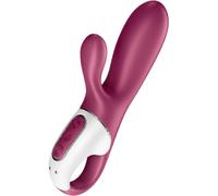 Satisfyer Vibrator HOT BUNNY CONNECT APP, App control, Warming & Vibration, 2 Motors, Violet 17.3 cm