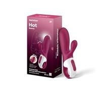 Satisfyer HOT BUNNY CONNECT APP vibrator with clitoral stimulator Violet 17,3 cm