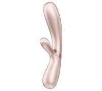 Satisfyer Vibrator Hot Lover Connect App - Bluetooth, Warming, IPX7 Waterproof - Silver