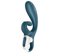 Satisfyer Hug Me - App-controlled rabbit vibrator (blue)