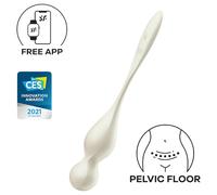 Satisfyer Love Birds 1 - App-controlled vibrating Kegel ball (white)