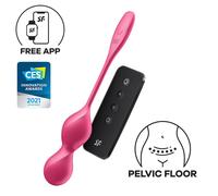 Satisfyer Love Birds 2 - App-controlled vibrating Kegel ball (pink)