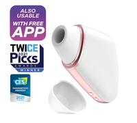 Satisfyer Love Triangle - Smart Air-Pulse Clitoral Stimulator (White)