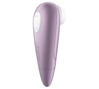 Satisfyer Number One Lay-on Vibrator | Waterproof (IPX7) Clitoral Sucker | 11 Intensity Levels | Battery-Operated | Medical-Grade Silicone | Silent & Compact Design | Adult Sex Toy in Violet