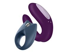 Satisfyer Partnerbox 2 in pptoys Double Joy & Royal One | Multi-Couple Vibrator Set | Waterproof (IPX7) | Velvety Soft Silicone | Adult Massager | Sex Toys for Women, Men & Couples
