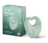 Satisfyer Perfect Pair 3 | 2-in-1 Vibrator & Cock Ring with Powerful Vibrations | Made of Medical Silicone | Waterproof (IPX7) & Stretchy | Sex Toy for Men and Women | Adult Toy
