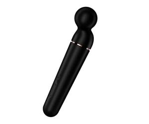Satisfyer Planet Wand-er Massager & Vibrator | Powerful Waterproof (IPX7) Full-Body & Clitoral Stimulation | Silent & Rechargeable | Adult Sex Toy for Women | Colour: Black