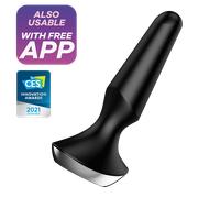 Satisfyer Plug-ilicious 2 Black Sex Toy Vibrator App Rechargeable Waterproof