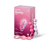 Satisfyer Plugs Silicone Training Kit | Super Soft Medical Grade | Safe Retention Rings | Beginner Friendly | Graduated Sizes | Set of 3 | 13.5-14 cm