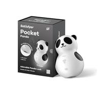 Satisfyer Pocket Panda | Clitoral Vibrator | Air Pulse Technology & Vibration | Rechargeable & Waterproof (IPX7) | Skin-Friendly Silicone | Travel Friendly Adult Sex Toy for Women