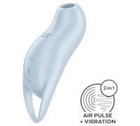 Satisfyer Pocket Pro 1 - Air Pulse Clitoral Stimulator (Blue)