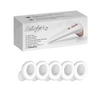 Attachments for Satisfyer 2 Next Generation | Skin-Friendly Silicone | White | Pack of 5