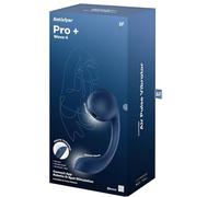 Satisfyer Pro+ Wave 4 Connect App | 9 inch (23 cm) | 2 in 1 - Works as a G-spot and air Pulse Vibrator | Robot Technology | Rechargeable | Waterproof (IPX7) | Skin-Friendly Silicone