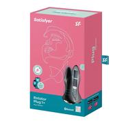 Satisfyer Rotator Plug 1+ Black Sex Toy Anal Beads App Rechargeable Waterproof