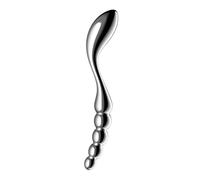 Satisfyer Star Force 1 Dildo | Stainless Steel Adult Toy for Women and Men | with Ball Structure | Temperature Play Sexual Wellness Device | G-spot Metal