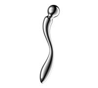 Satisfyer Star Force 2 Dildo | Stainless Steel Adult Toy for Women and Men | with Ball Structure | Temperature Play Sexual Wellness Device | G-spot Metal
