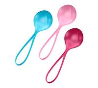 Satisfyer Balls, Love Bead Training Set, Bright Single Bead Set for More Fun During Sex, 3.8 cm, Set of 3