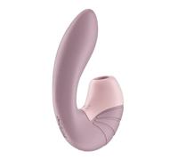 Satisfyer SUPERNOVA DOUBLE AIR PULSE vibrator with clitoral stimulator Old rose 14,5 cm