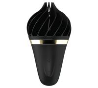 Satisfyer Sweet Treat - rechargeable rotating clitoral vibrator (black)