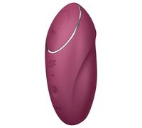 Satisfyer Tap & Climax 1 - 2-in-1 Vibrator & Clitoral Stimulator (Red)