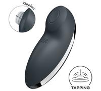 Satisfyer Tap & Climax 2 - 2-in-1 Clitoral Vibrator (Gray)