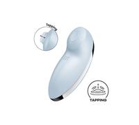 Satisfyer Tap & Climax 2 Grey Vibrator and Clitoral Stimulator - Couleur: Turquoise