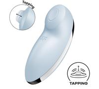 Satisfyer Tap & Climax 2 Grey Vibrator and Clitoral Stimulator - Couleur: Gray