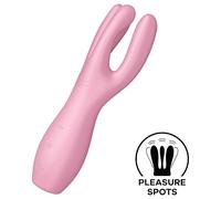 Satisfyer Threesome 3 Lay-on Triple Vibrator Pink