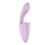 Satisfyer Tongue Expert Tongue Vibrator & Rabbit Vibrator for Clitoris & G-Spot 9 Vibration Programs & 9 Leak Modes Waterproof (IPX7) Silicone Vibrator USB-C Charging Function