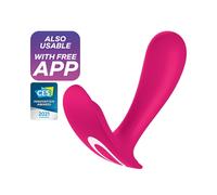 Satisfyer Top Secret - Smart Dual Motor Vibrator (Pink)