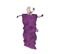 Satisfyer Treasure Bags | Adult Sex-Toy Storage | Soft and Washable Material | Discreet Storage | Colour in Violet & Size in L