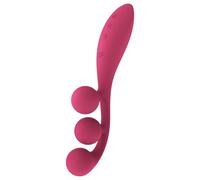 Satisfyer Tri Ball 1 - Rechargeable Multifunction Vibrator (Red)