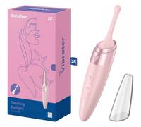 Satisfyer Twirling Delight Tip Vibrator Pink Clitoral Massager USB Erotic Toy