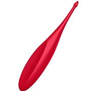 Satisfyer Twirling Fun Rechargeable Clitoral Stimulator Poppy Red