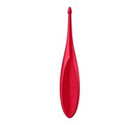 Satisfyer Twirling Fun Vibrator | Waterproof (IPX7) Adult Sex Toy | Skin-Friendly Silicone | Stimulation Tip with Power Motor | Ideal for Women & Intimate Stimulation | 12 Programs in Red