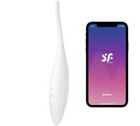 Satisfyer Twirling Joy App Controlled Rechargeable Tip Vibrator White